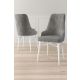 HANAH HOME Set trpezarijskih stolica Neta 2/1, siva/bela - 240CHR1695