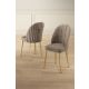 HANAH HOME Set trpezarijskih stolica Mara 2/1, kapućino/zlatna - EP3056693