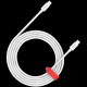 CANYON Kabl CC60AB C-C 60W Braided 1.2m, bela - CND-CC60AB12W