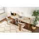 NORDURE Radni sto Twin, krem/zlatna - EP3002757