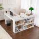 NORDURE Ugaoni radni sto Vesper, bela - EP3056735