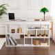 NORDURE Ugaoni radni sto Vesper, bela - EP3056735