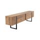 NORDURE TV komoda Serenity, braon/crna - EP3056744