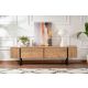 NORDURE TV komoda Serenity, braon/crna - EP3056744