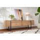 NORDURE TV komoda Serenity, braon/crna - EP3056744