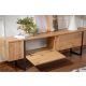 NORDURE TV komoda Serenity, braon/crna - EP3056744