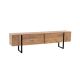 NORDURE TV komoda Serenity, braon/crna - EP3056744