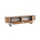 NORDURE TV komoda Serenity, braon/crna - EP3056744