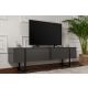 NORDURE TV komoda Serenity, antracit/crna - EP3056747