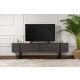 NORDURE TV komoda Serenity, antracit/crna - EP3056747