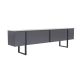 NORDURE TV komoda Serenity, antracit/crna - EP3056747