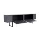 NORDURE TV komoda Serenity, antracit/crna - EP3056747