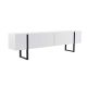 NORDURE TV komoda Serenity, bela/crna - EP3056750