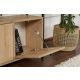 NORDURE Komoda Solace, svetlo braon/crna - EP3056753