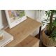 NORDURE Komoda Solace, svetlo braon/crna - EP3056753
