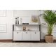 NORDURE Komoda Solace, bela/crna - EP3056762