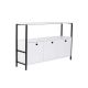 NORDURE Komoda Solace, bela/crna - EP3056762