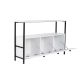 NORDURE Komoda Solace, bela/crna - EP3056762
