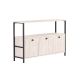 NORDURE Komoda Solace, mermerna krem/crna - EP3056765