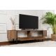 NORDURE TV komoda Serenity, braon/crna - EP3056768
