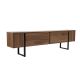 NORDURE TV komoda Serenity, braon/crna - EP3056768