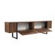 NORDURE TV komoda Serenity, braon/crna - EP3056768
