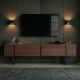 NORDURE TV komoda Onera, braon/crna - EP3056771