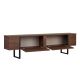 NORDURE TV komoda Onera, braon/crna - EP3056771