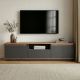 NORDURE TV komoda Sentinel, antracit/braon - EP3056777