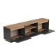 NORDURE TV komoda Sentinel, antracit/braon - EP3056777