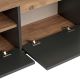 NORDURE TV komoda Sentinel, antracit/braon - EP3056777