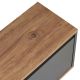 NORDURE TV komoda Sentinel, antracit/braon - EP3056777