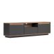 NORDURE TV komoda Sentinel, antracit/braon - EP3056777