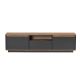 NORDURE TV komoda Sentinel, antracit/braon - EP3056777