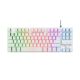 TRUST Tastatura GXT833 THADO žična RGB gaming bela - 24737-1