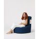 ATELIER DEL SOFA Baštenski layz bag Lina, tamnoplava - 248FRN1103