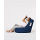 ATELIER DEL SOFA Baštenski layz bag Lina, tamnoplava - 248FRN1103
