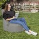 ATELIER DEL SOFA Baštenski lazy bag Eva sport, siva - 248FRN1113