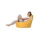 ATELIER DEL SOFA Baštenski lazy bag za decu Baton, žuta - 248FRN1126