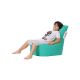 ATELIER DEL SOFA Baštenski lazy bag za decu Baton, tirkizna - 248FRN1128
