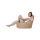 ATELIER DEL SOFA Baštenski lazy bag za decu Baton, krem - 248FRN1130