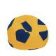 ATELIER DEL SOFA Baštenski lazy bag za decu Football kids - žuta/tamnoplava - 248FRN1138