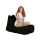 ATELIER DEL SOFA Baštenski lazy bag - ležaljka Trendy, crna - 248FRN1143