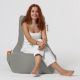 ATELIER DEL SOFA Baštenski lazy bag Diamond, siva - 248FRN1146