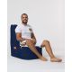 ATELIER DEL SOFA Baštenski lazy bag Diamond, tamnoplava - 248FRN1148