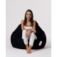 ATELIER DEL SOFA Baštenski lazy bag Premium XXL, crna - 248FRN1174