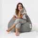 ATELIER DEL SOFA Baštenski lazy bag Drop L, siva - 248FRN1179