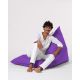 ATELIER DEL SOFA Baštenski lazy bag Pyramid big bed, ljubičasta - 248FRN1195
