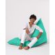 ATELIER DEL SOFA Baštenski lazy bag Pyramid big bed, tirkizna - 248FRN1199