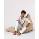 ATELIER DEL SOFA Baštenski lazy bag Pyramid big bed, krem - 248FRN1202